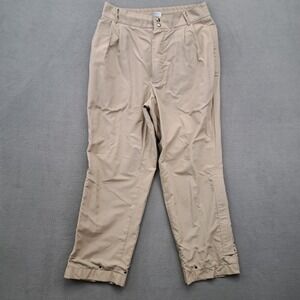 ZR Zero Restrictions GoreTex Mens M Beige Golf Pants Waterproof Breathable 32x30